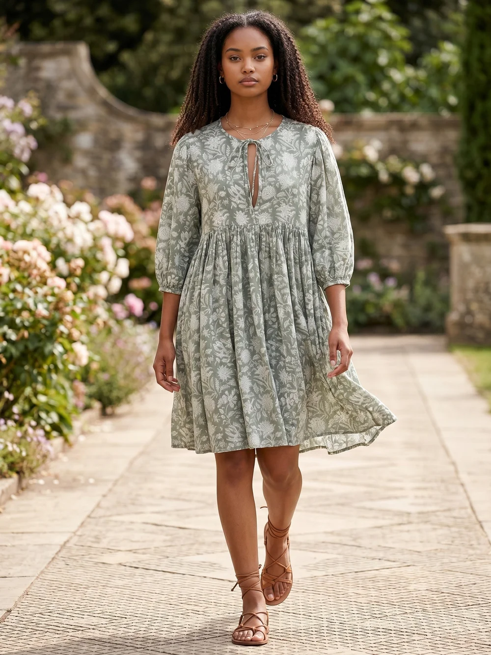 daughters of india dress Poet Patchwork designed to last when treated mindfully with love and care Sustainable Midi Dresses | Slow